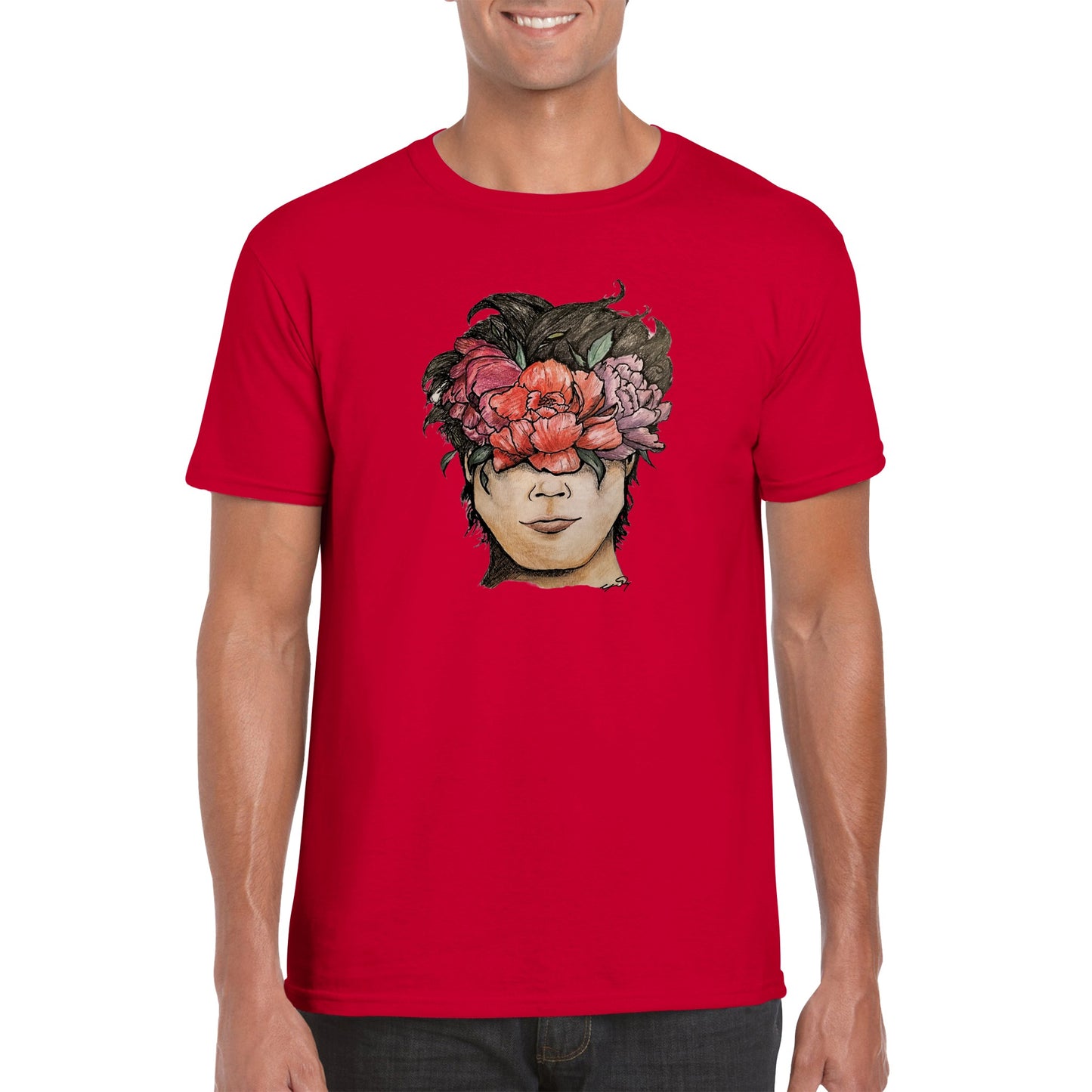 Masculinity in Bloom Unisex Crewneck T-shirt