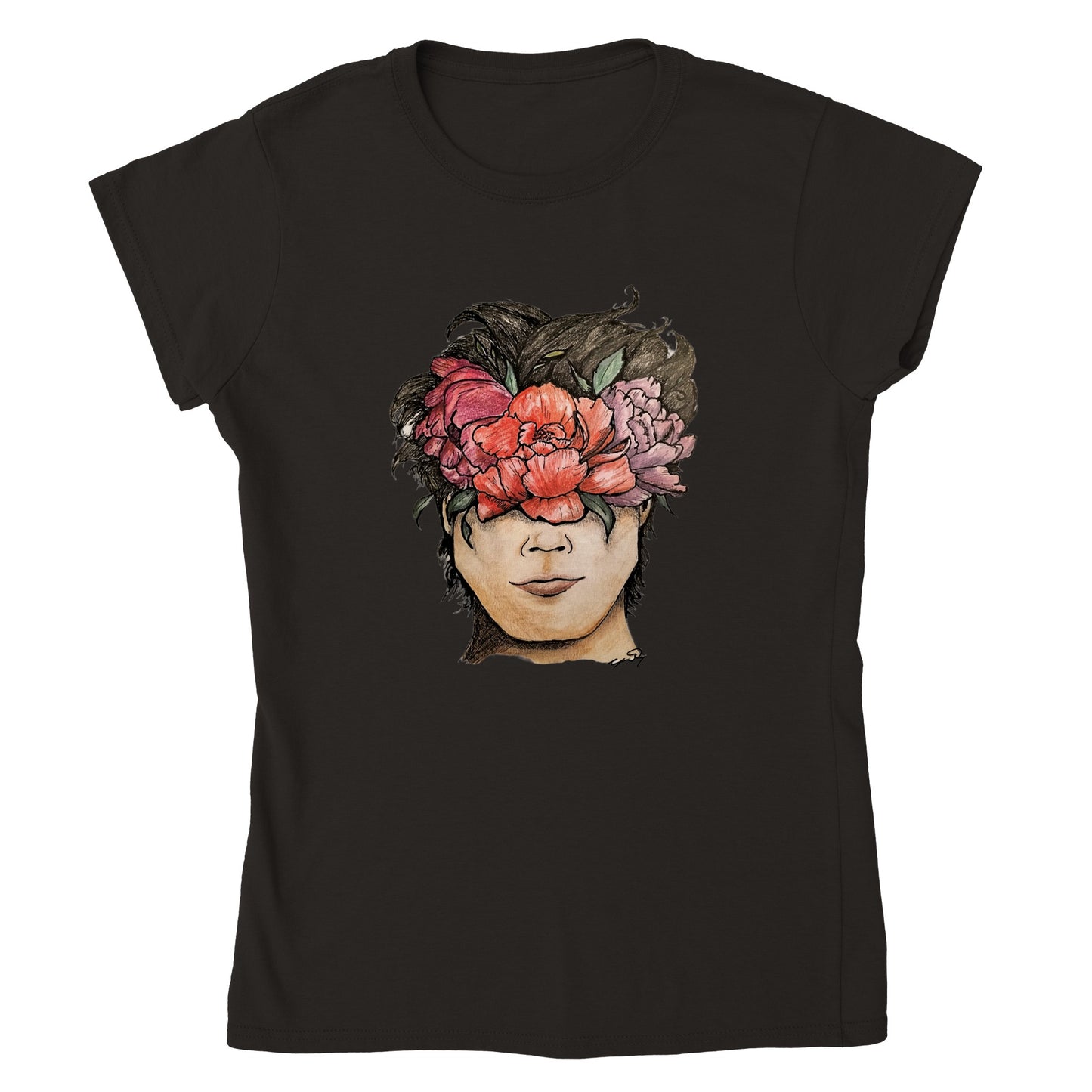 Masculinity in Bloom Womens Crewneck T-shirt