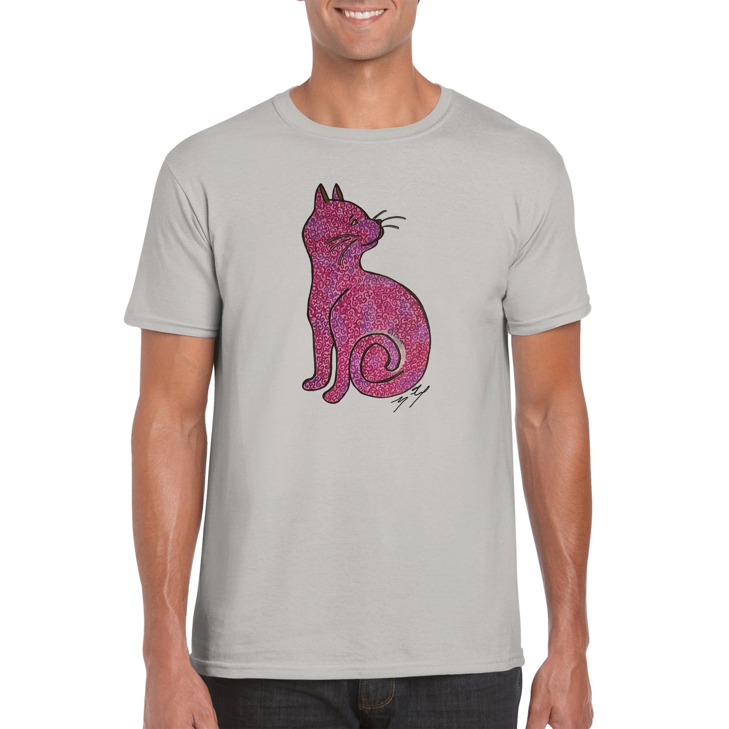 Curious Cat Unisex Crewneck T-shirt