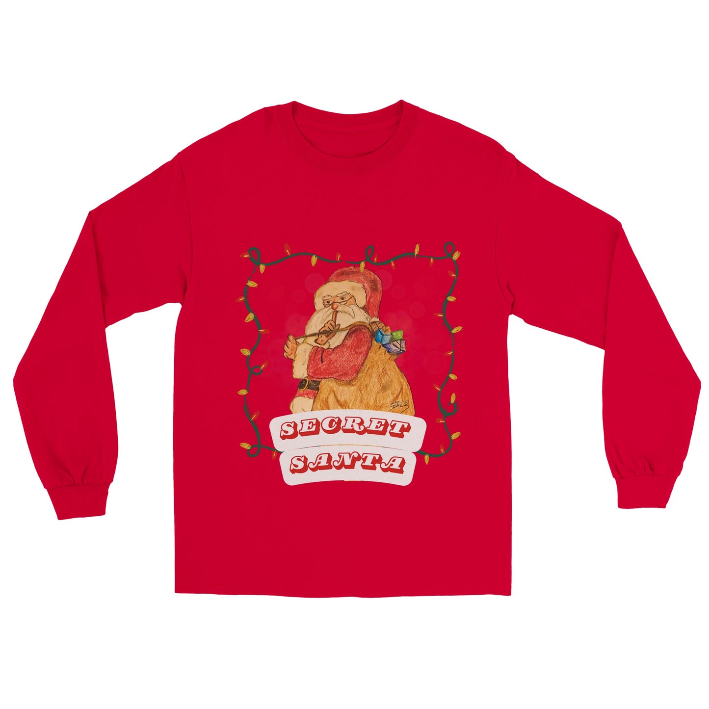 Secret Santa Unisex Longsleeve T-shirt