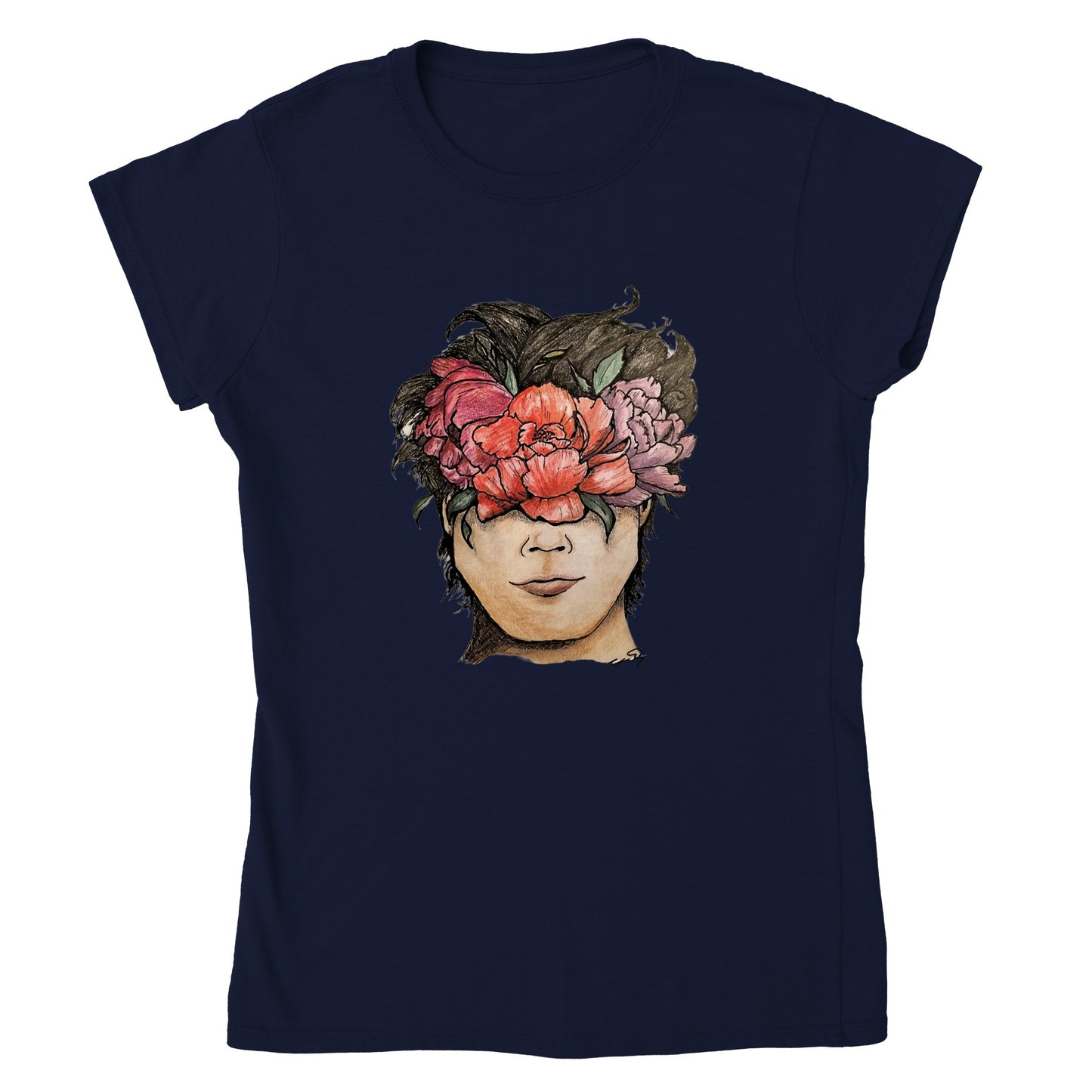 Masculinity in Bloom Womens Crewneck T-shirt