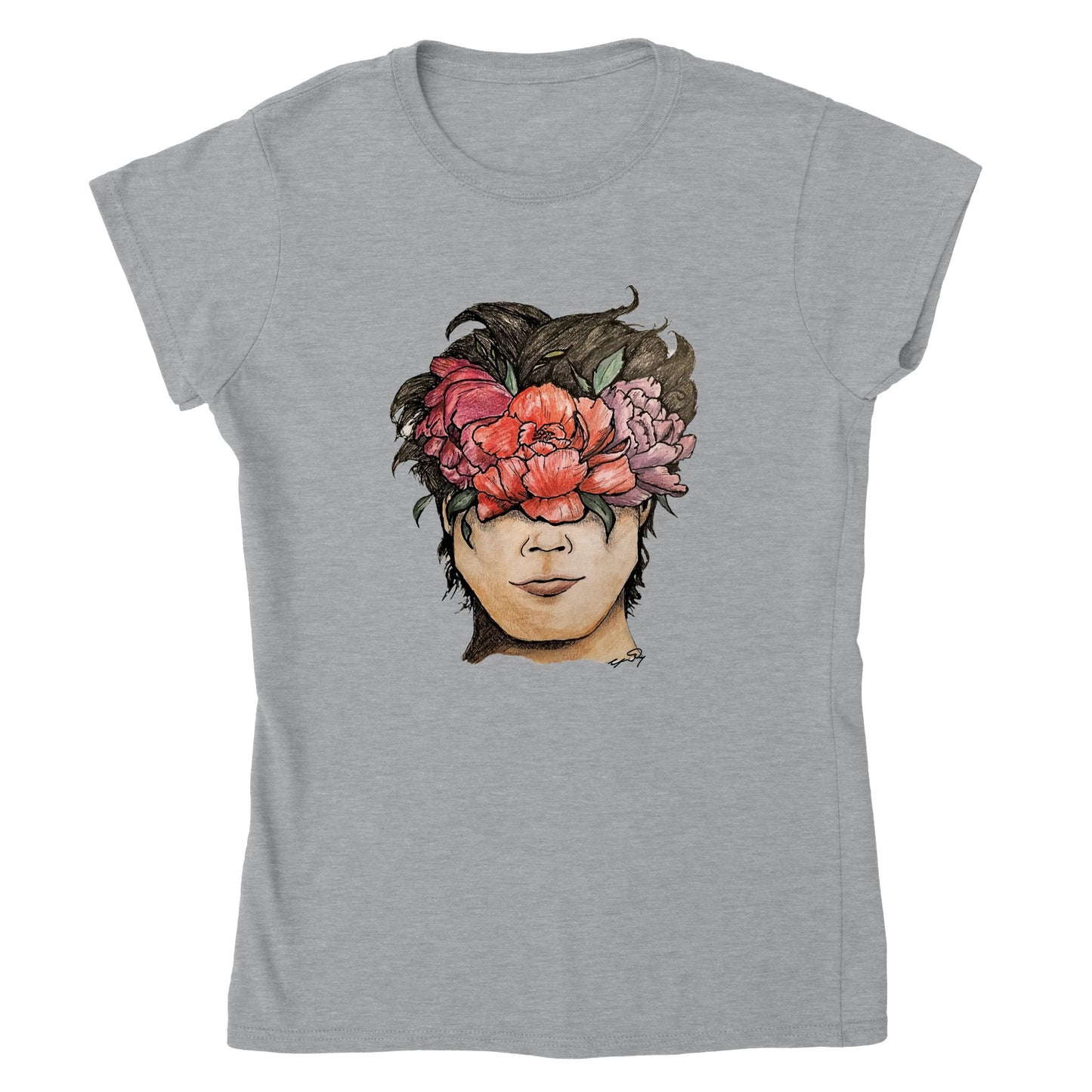 Masculinity in Bloom Womens Crewneck T-shirt