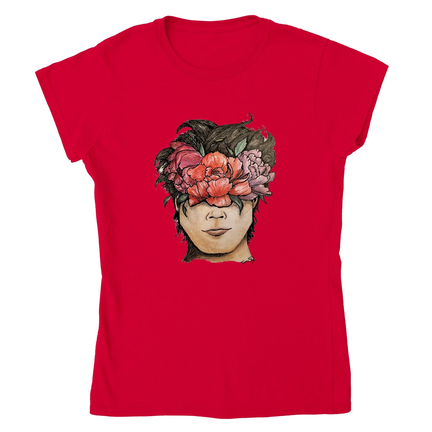 Masculinity in Bloom Womens Crewneck T-shirt