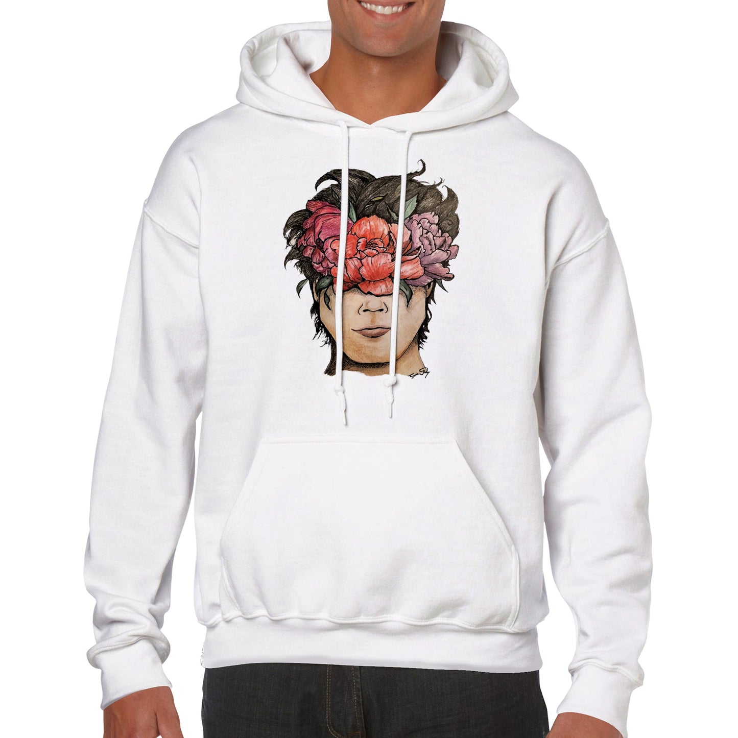 Masculinity in Bloom Unisex Pullover Hoodie
