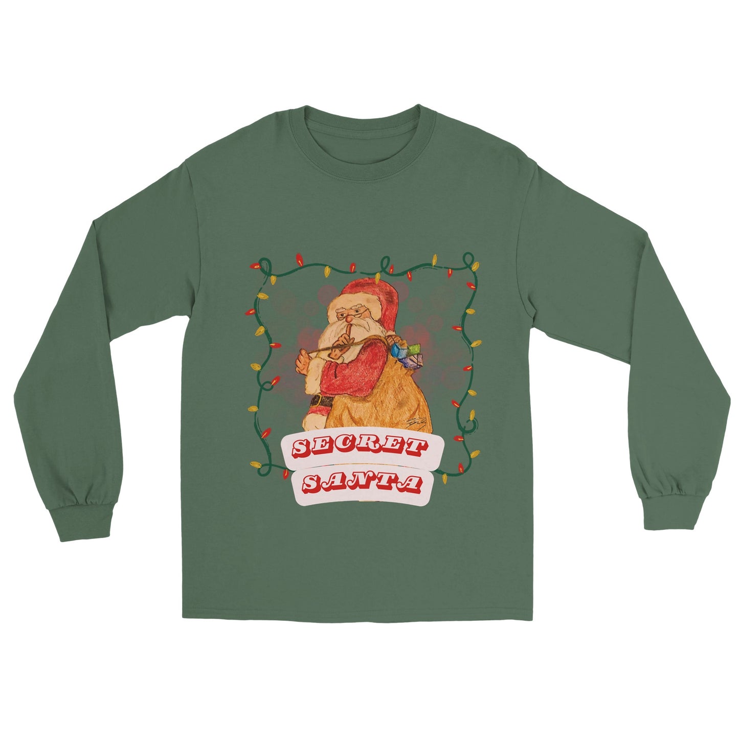 Secret Santa Unisex Longsleeve T-shirt