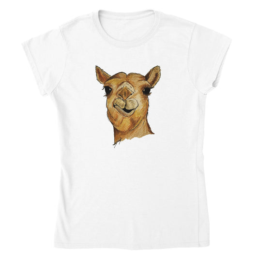 Camel Womens Crewneck T-shirt