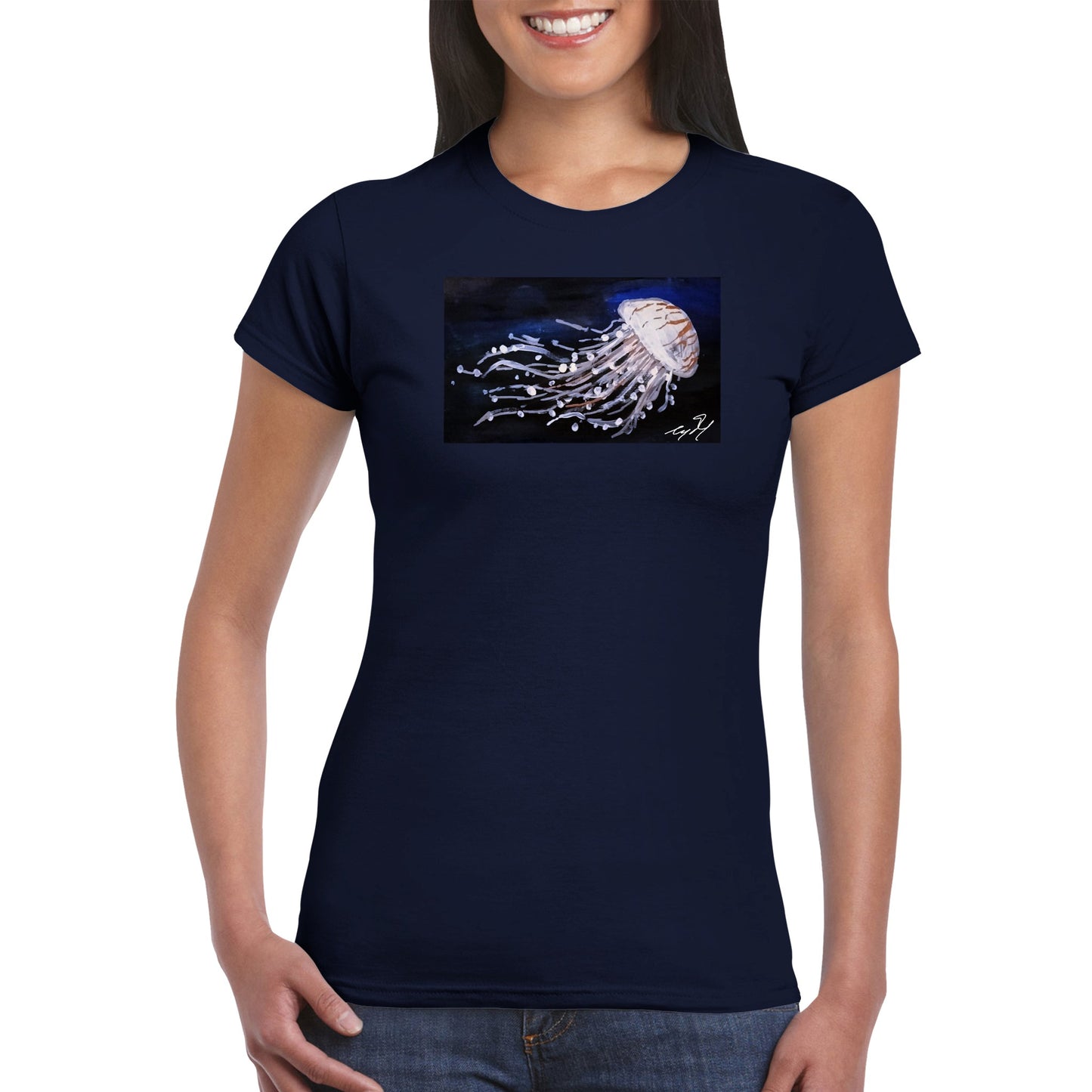 Dancer of the Deep Womens Crewneck T-shirt