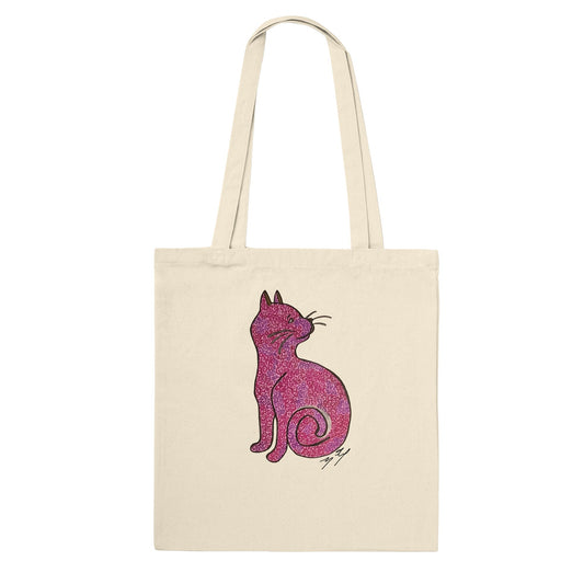 Curious Cat Tote Bag