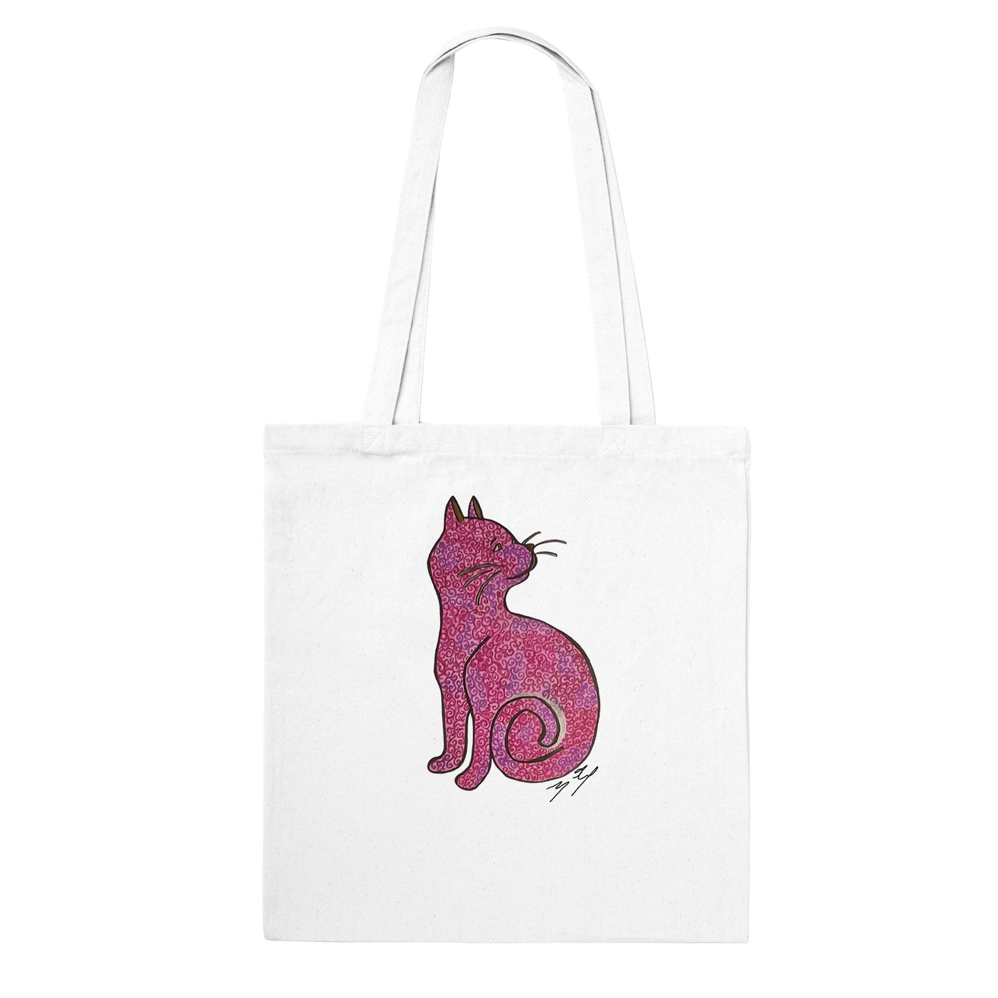 Curious Cat Tote Bag