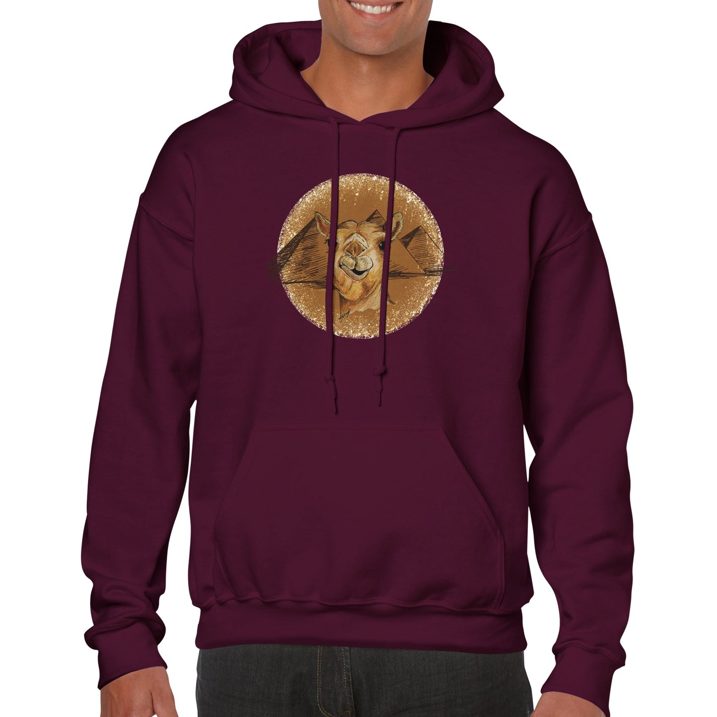 Desert Camel Unisex Pullover Hoodie