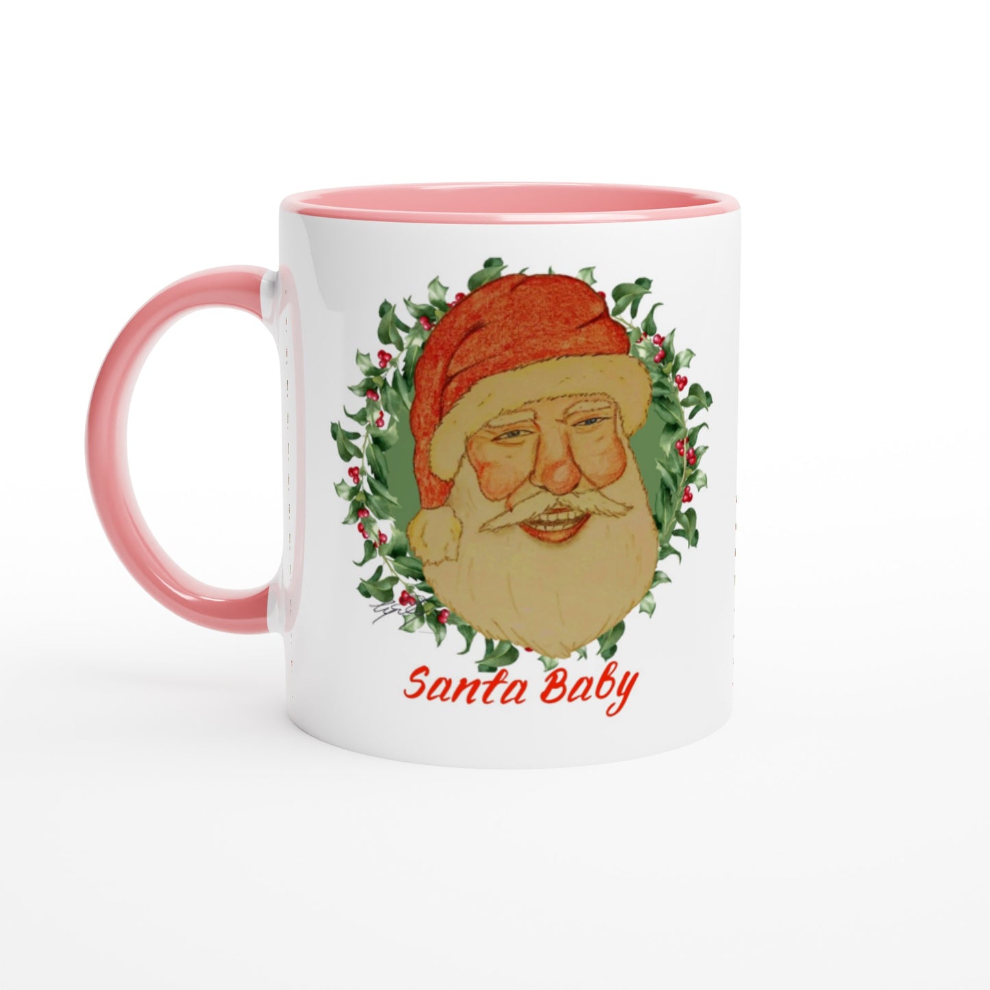 Santa baby 11oz Ceramic Mug with Color Inside