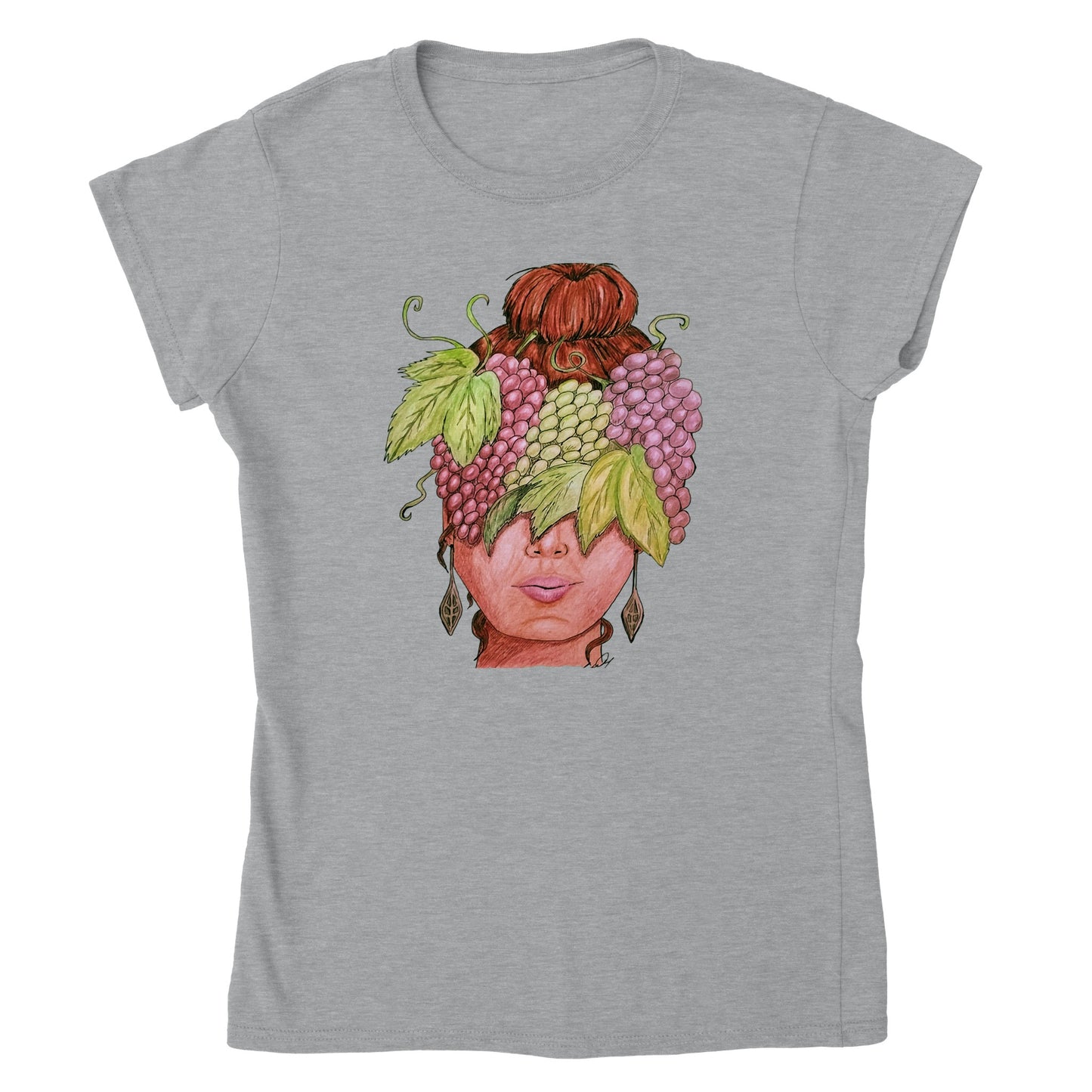 Bacchus's Bride Womens Crewneck T-shirt