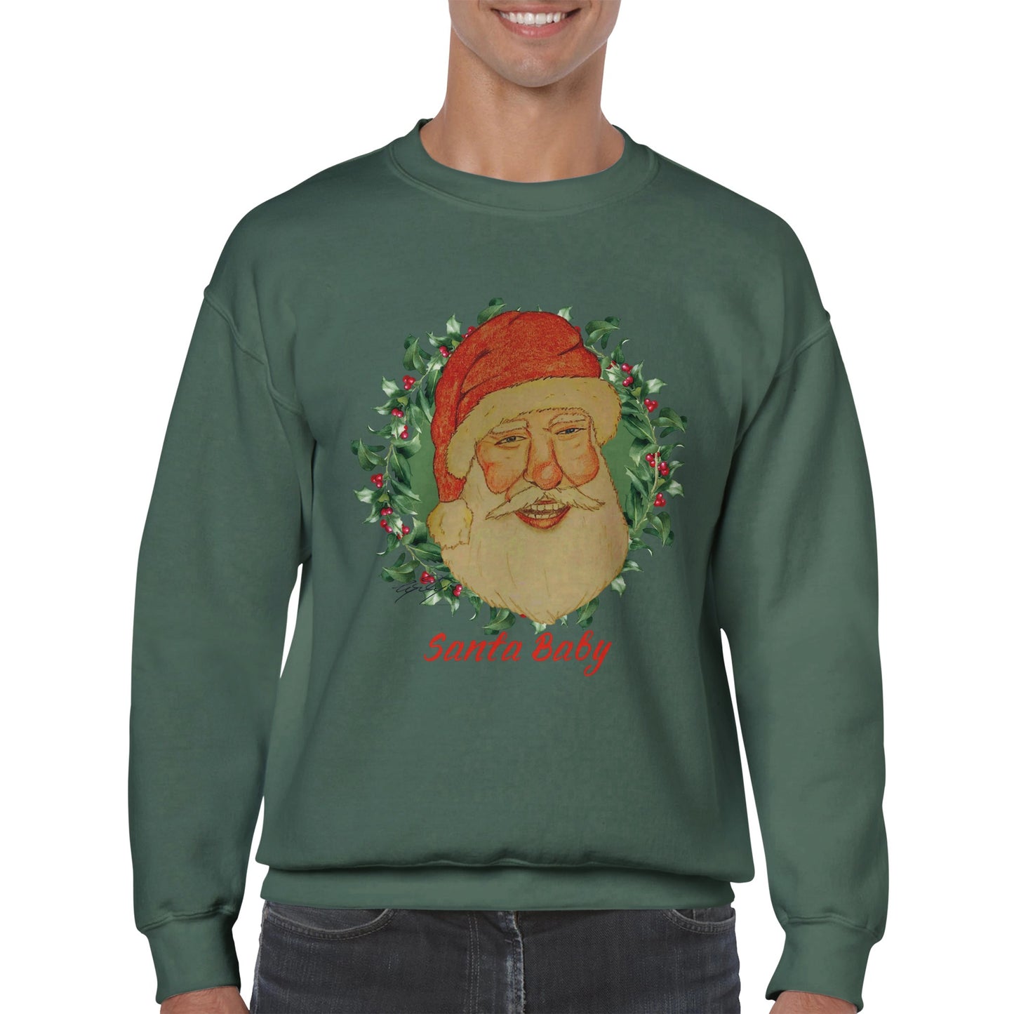 Santa Baby Unisex Crewneck Sweatshirt