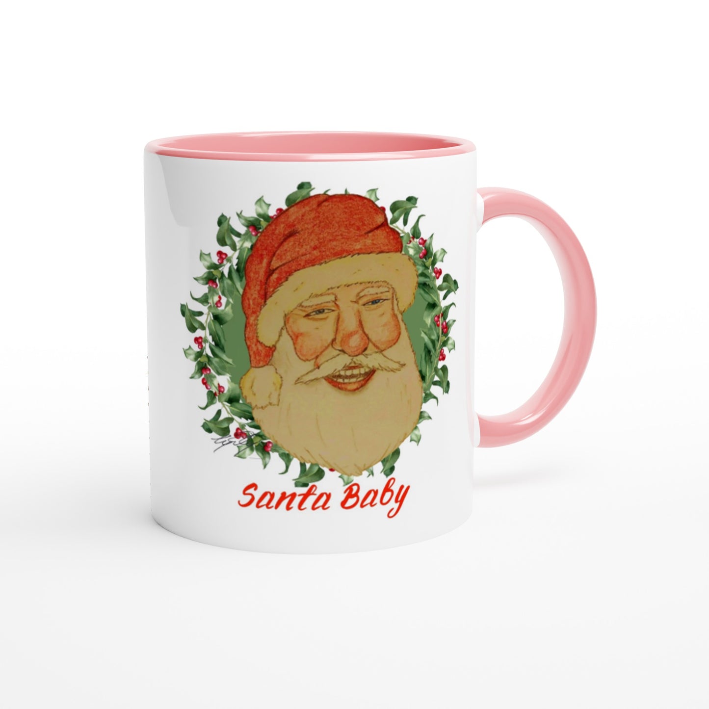 Santa baby 11oz Ceramic Mug with Color Inside