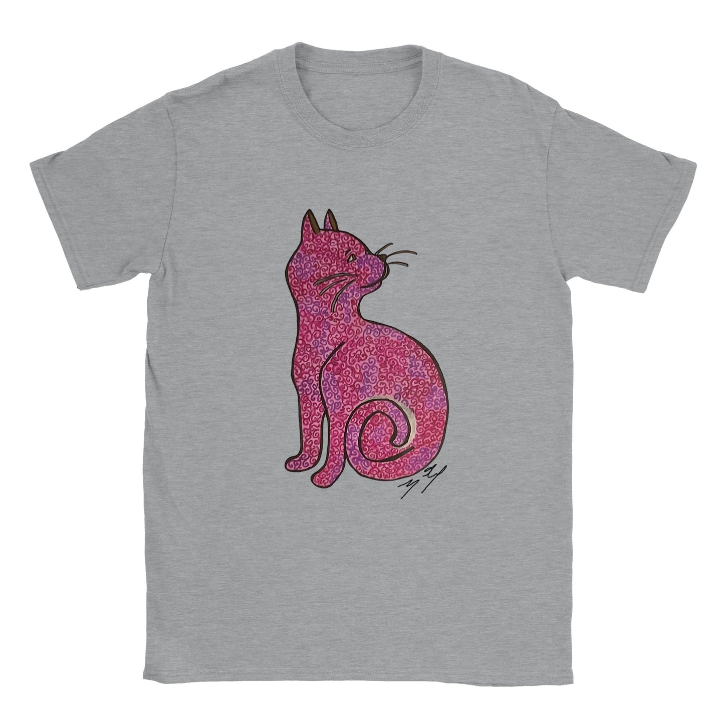 Curious Cat Unisex Crewneck T-shirt